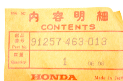 OEM Honda 91257-463-013 Oil Seal NOS