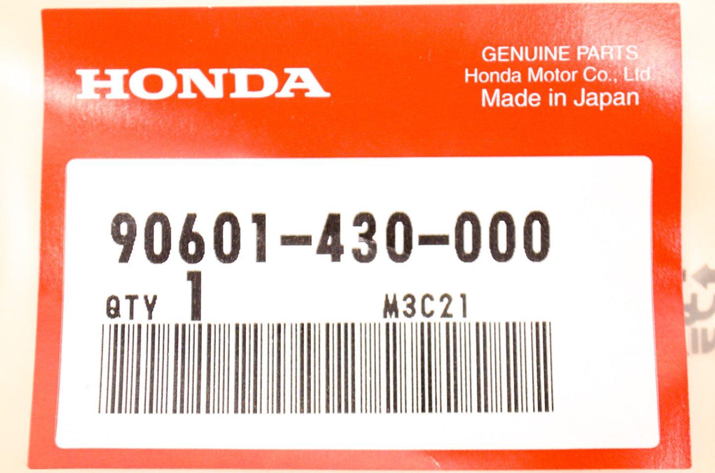 OEM Honda 90601-430-000 Clip (1.2X18) NOS