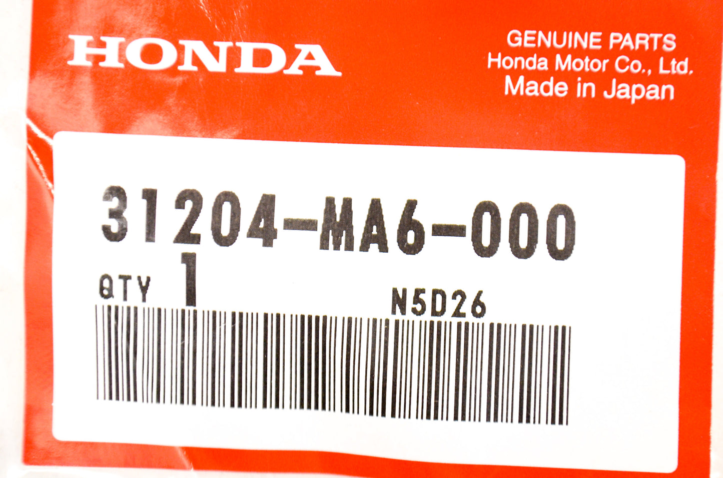 OEM Honda 31204-MA6-000 Carbon Brush Spring Qty 2 NOS