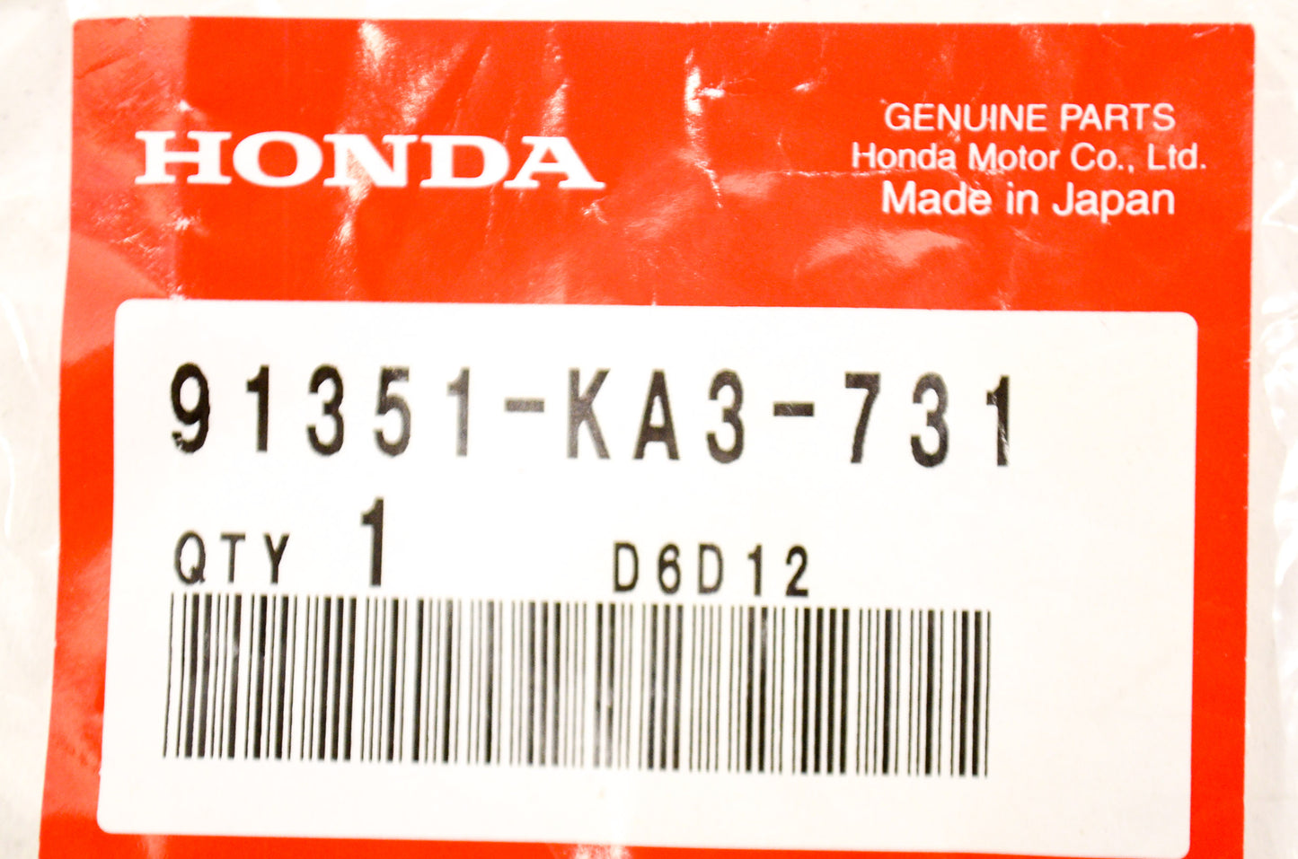 OEM Honda 91351-KA3-731 Rear Shock Dust Seal NOS