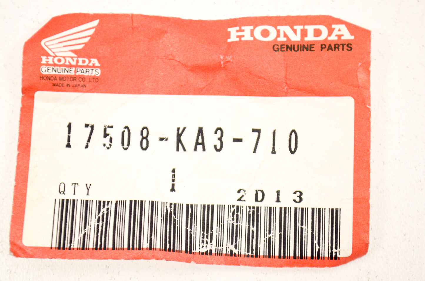OEM Honda 17508-KA3-710 Rubber NOS