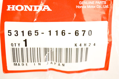 New OEM Honda 53165-116-670 Right Handlebar Grip NOS
