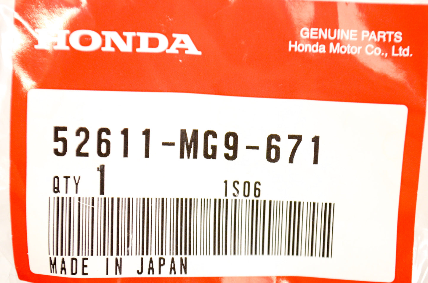 OEM Honda 52611-MG9-671 Rear Boot NOS