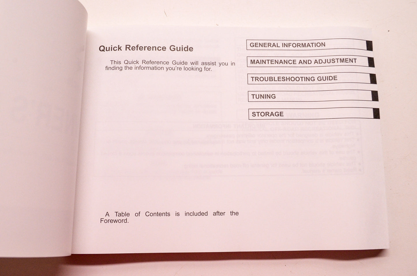 OEM Kawasaki 99987-1839 Owner's Manual KX450FFF
