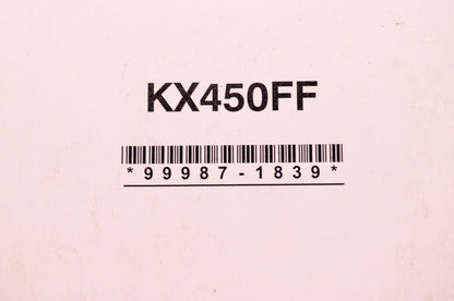 OEM Kawasaki 99987-1839 Owner's Manual KX450FFF