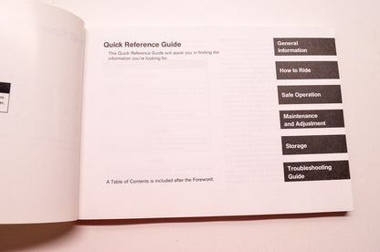 OEM Kawasaki Prairie 400 4x4 ATV Owner's Manual