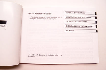 OEM Kawasaki 99987-1472 Owner's Manual KX250T