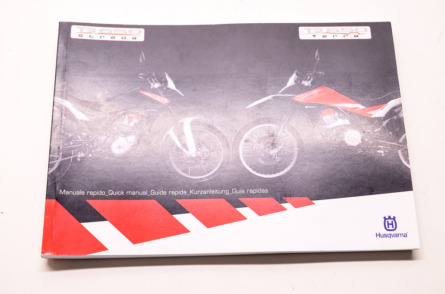 OEM Husqvarna Quick Owner's Manual Guide TR 650 Strada Terra English Italian