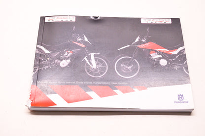 OEM Husqvarna Quick Owner's Manual Guide TR 650 Strada Terra English Italian