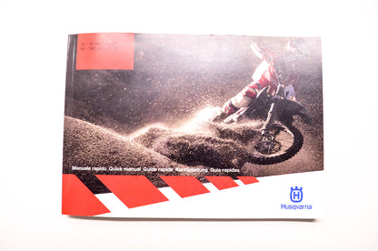 New OEM Husqvarna Quick Owner's Manual Guide TC-TE 449 TE-TXC 511 I.E. EN/IT NOS
