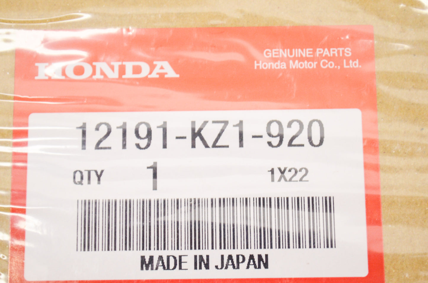 OEM Honda 12191-KZ1-920 Cylinder Gasket NOS