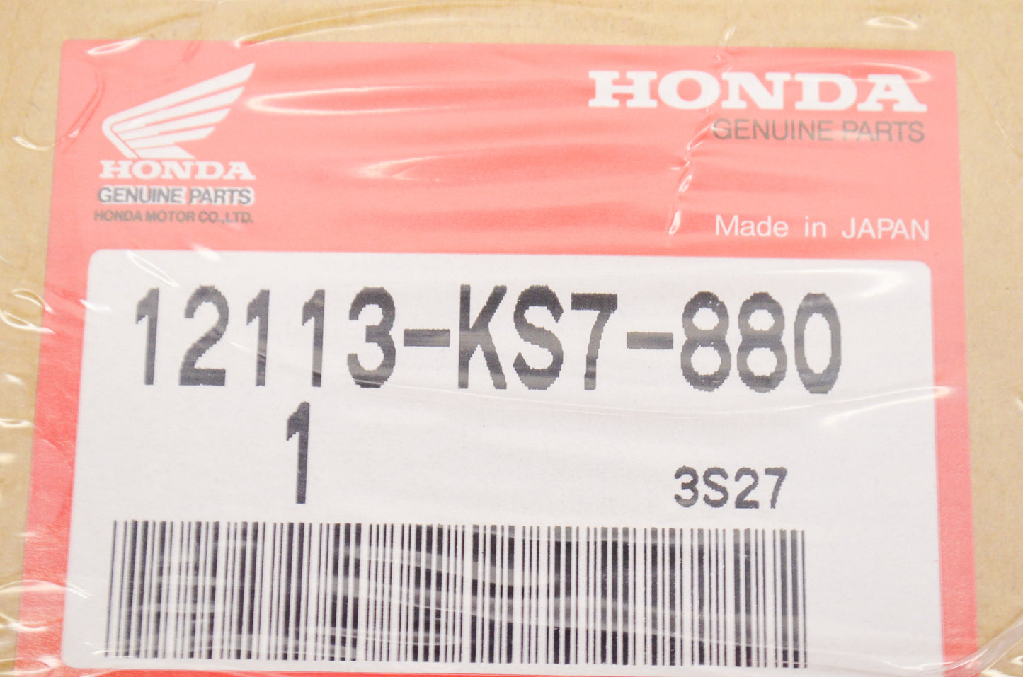 OEM Honda 12113-KS7-880 Left Gasket NOS