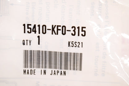 OEM Honda 15410-KF0-315 Oil Filter Element NOS