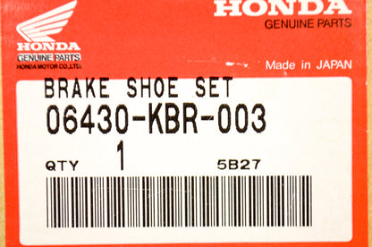 OEM Honda 06430-KBR-003 Brake Shoe Set NOS