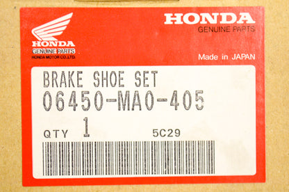 OEM Honda 06450-MA0-405 Brake Shoe Kit NOS