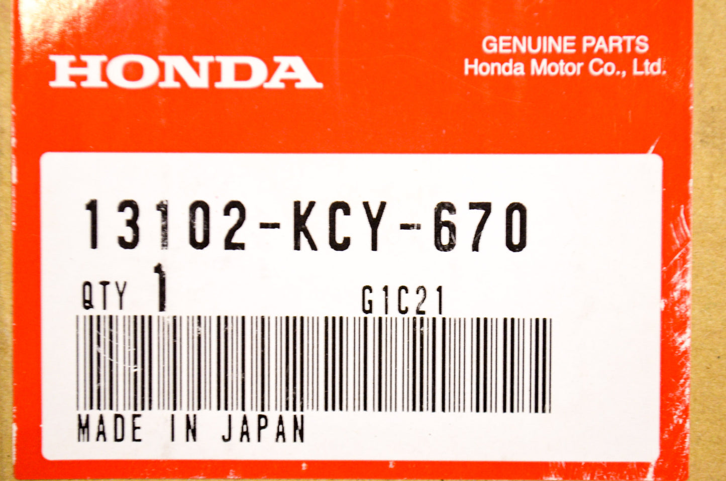 OEM Honda 13102-KCY-670 Piston (0.25) NOS