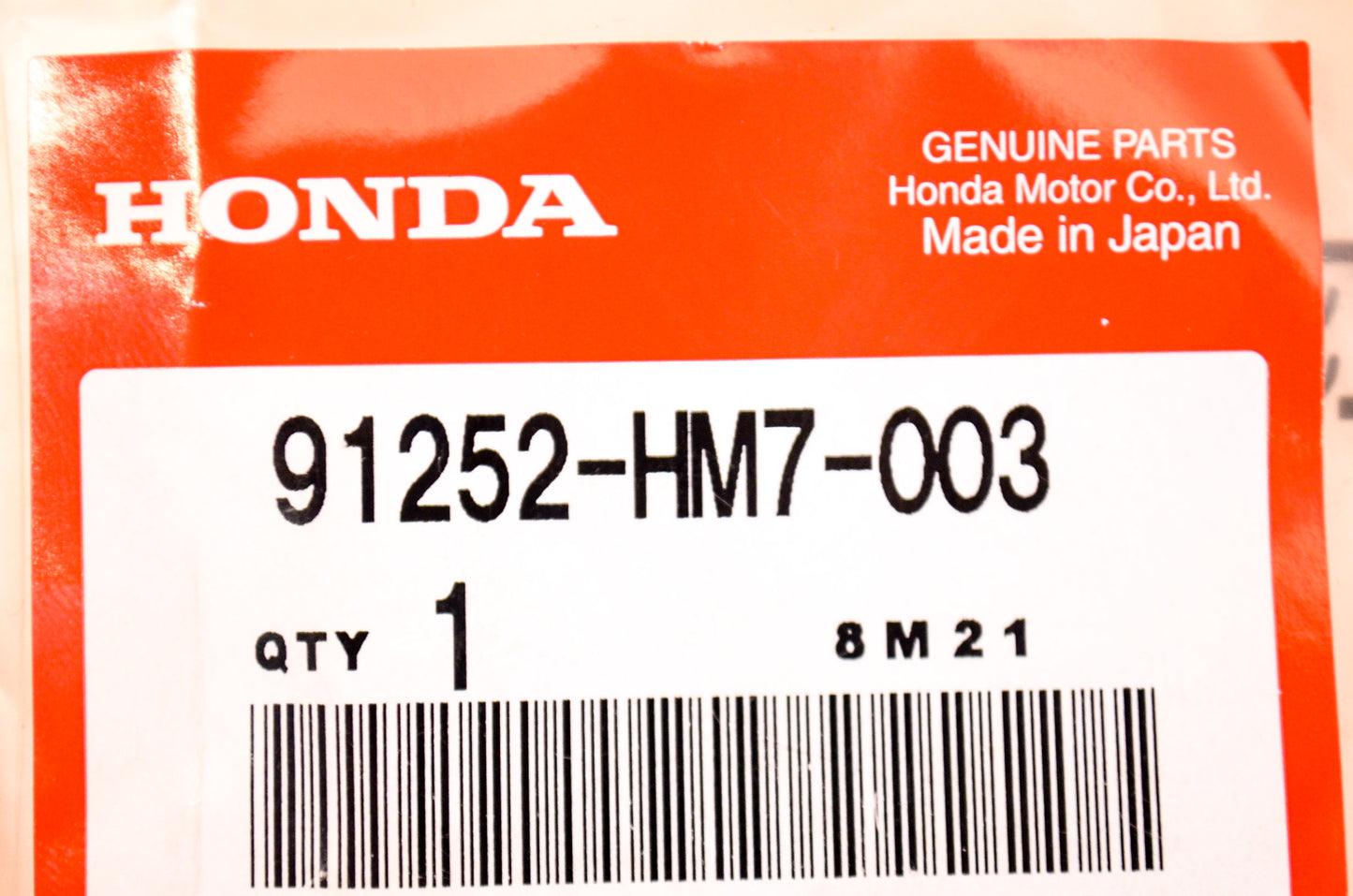 OEM Honda 91252-HM7-003 Oil Seal 34X58X6 NOS