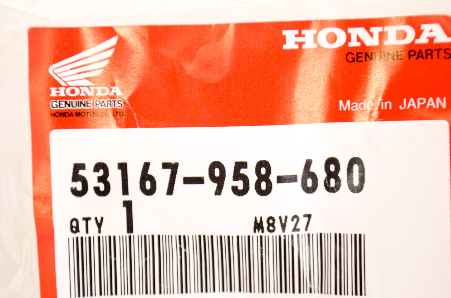 OEM Honda 53167-958-680 Handle End Guard NOS