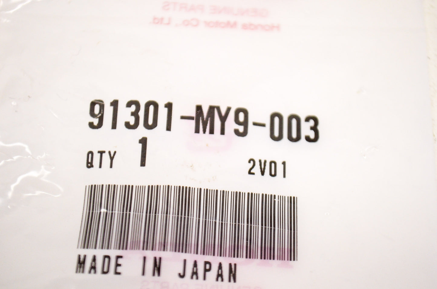 OEM Honda 91301-MY9-003 O-Ring 15x2.5 NOS