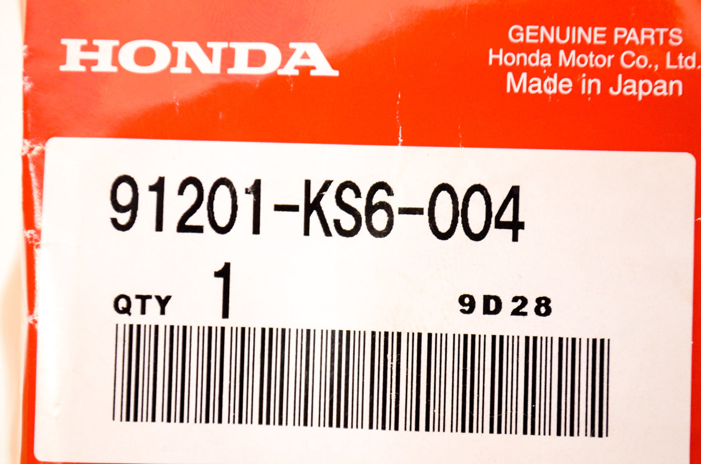 OEM Honda 91201-KS6-004 Oil Seal 26X37X7 NOS