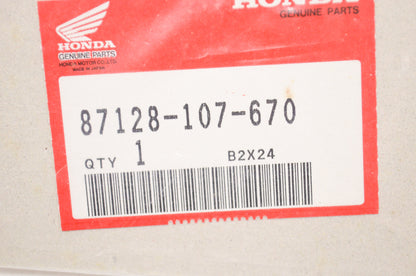OEM Honda 87128-107-670 Side Cover Emblem NOS