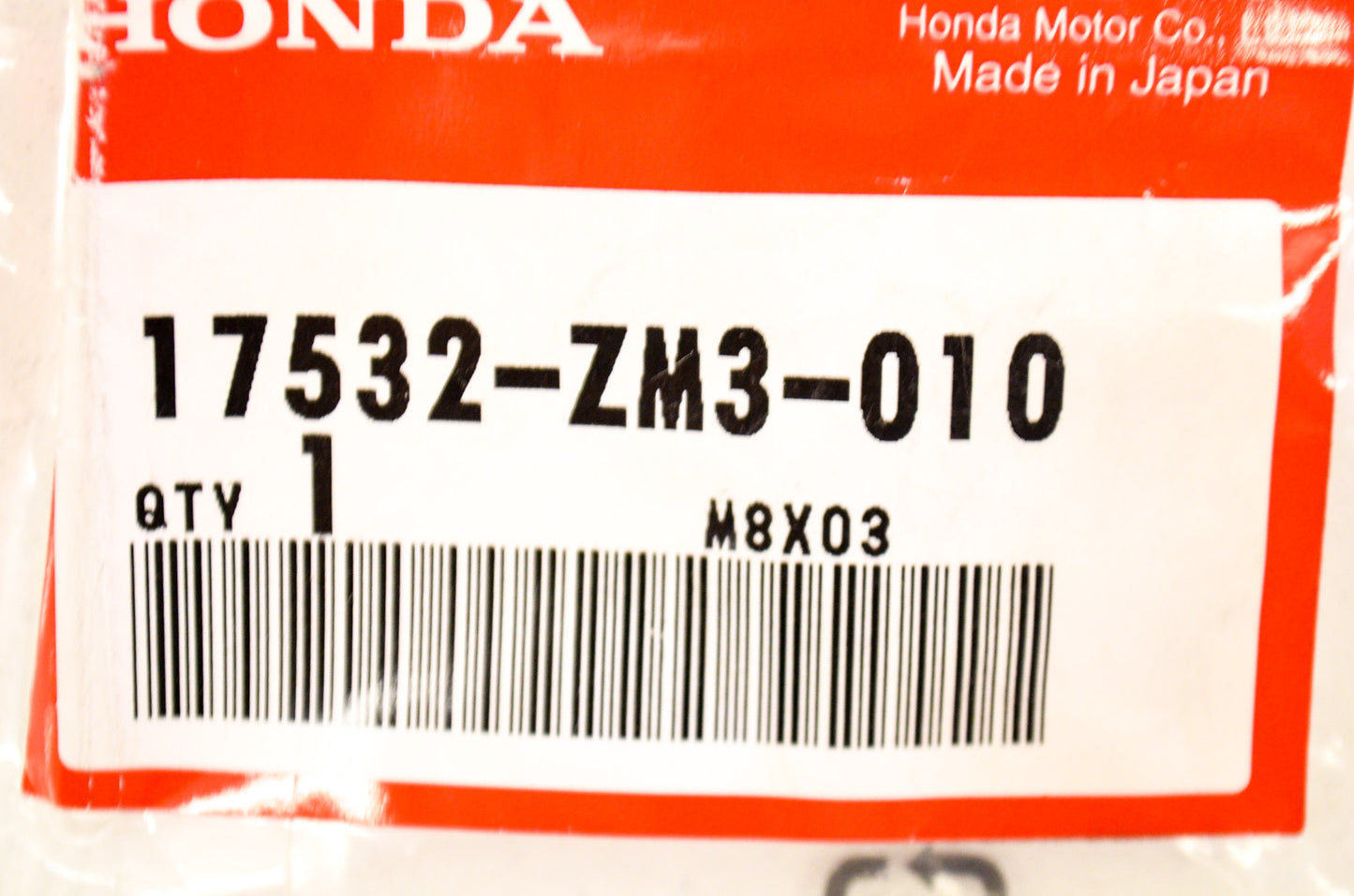 OEM Honda 17532-ZM3-010 Tank Mount Rubber A NOS