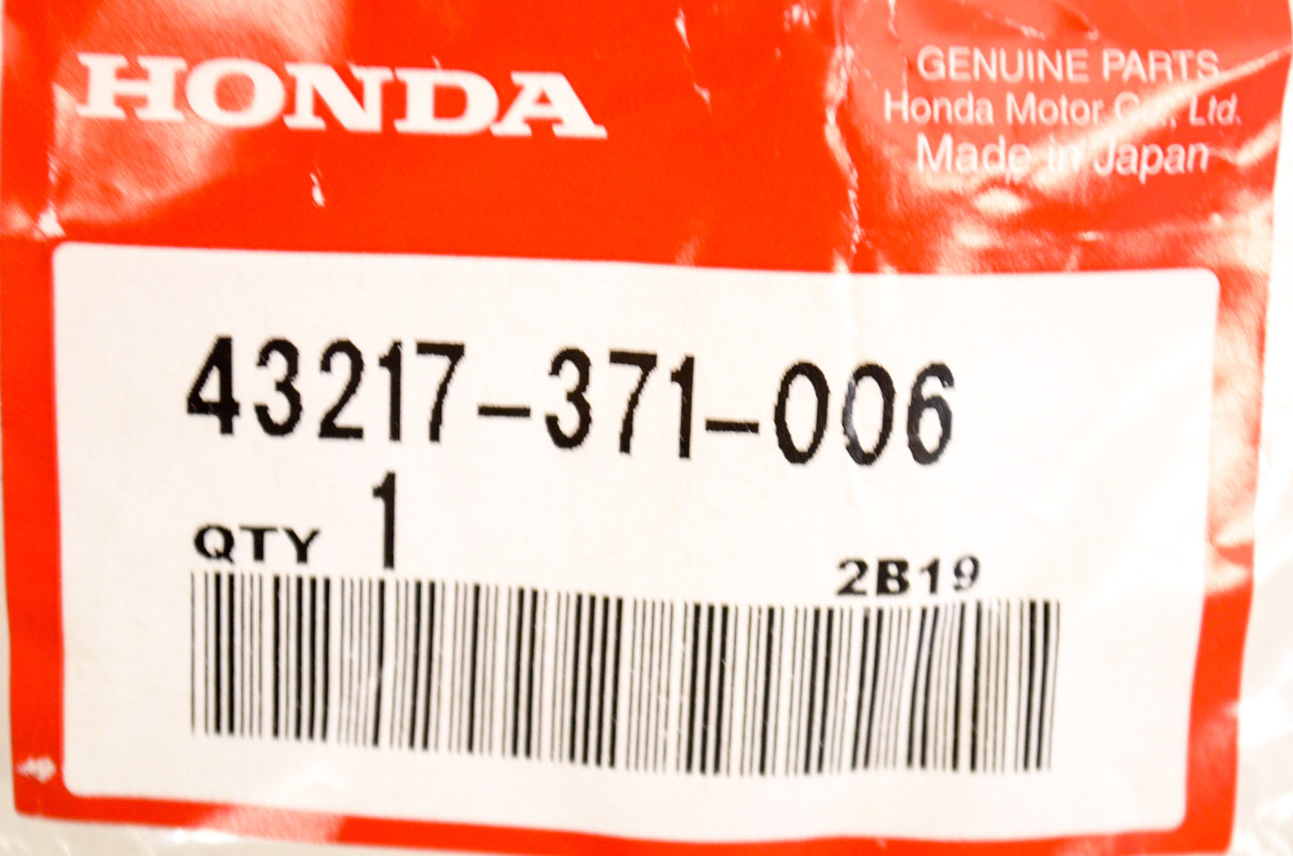 OEM Honda 43217-371-006 Joint Seal NOS
