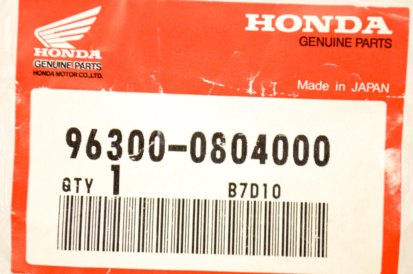 OEM Honda 96300-0804000 Flange Bolt DR 8X40 NOS