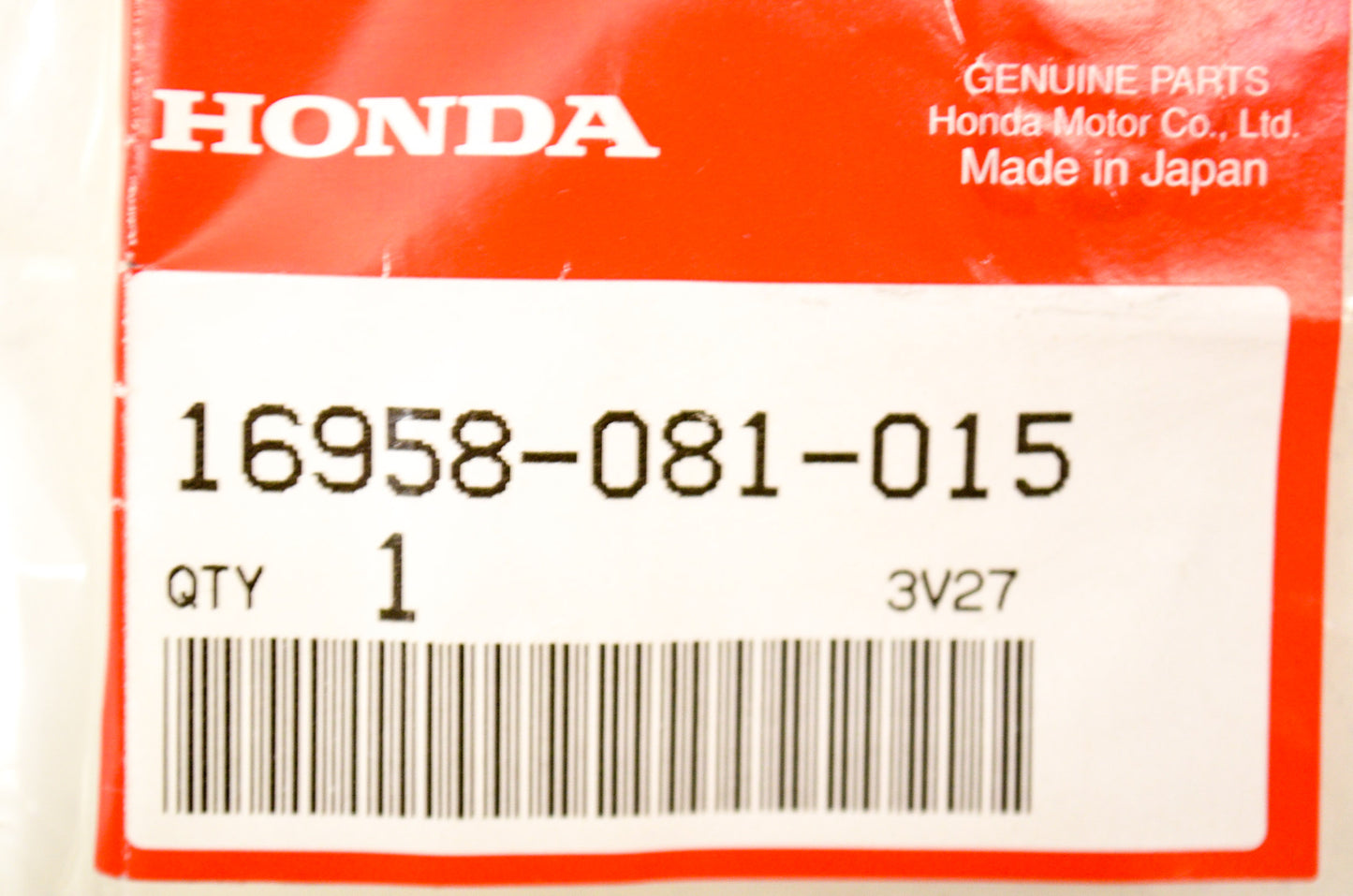 OEM Honda 16958-081-015 Gasket NOS