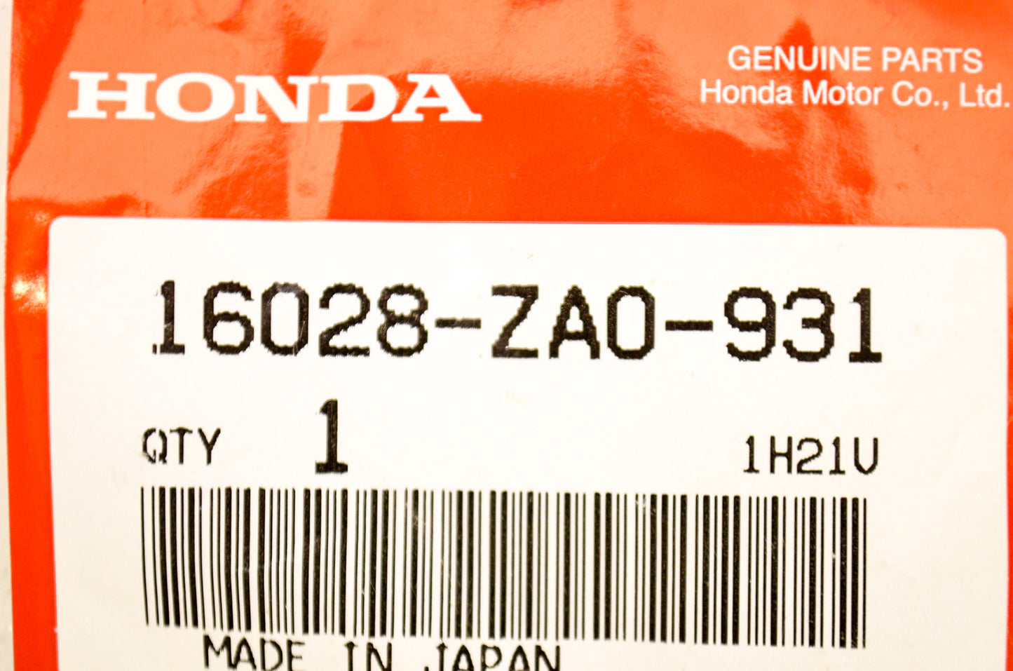 OEM Honda 16028-ZA0-931 Screw Set NOS