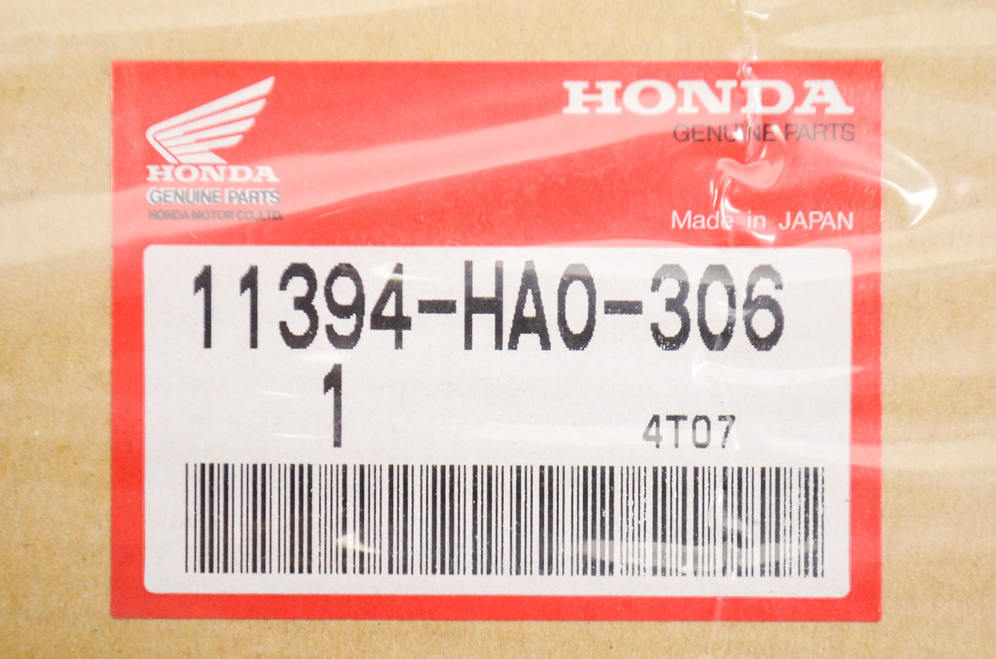 OEM Honda 11394-HA0-306 Right Gasket NOS