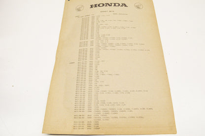 OEM Honda 06111-087-000 Gasket Kit B NOS