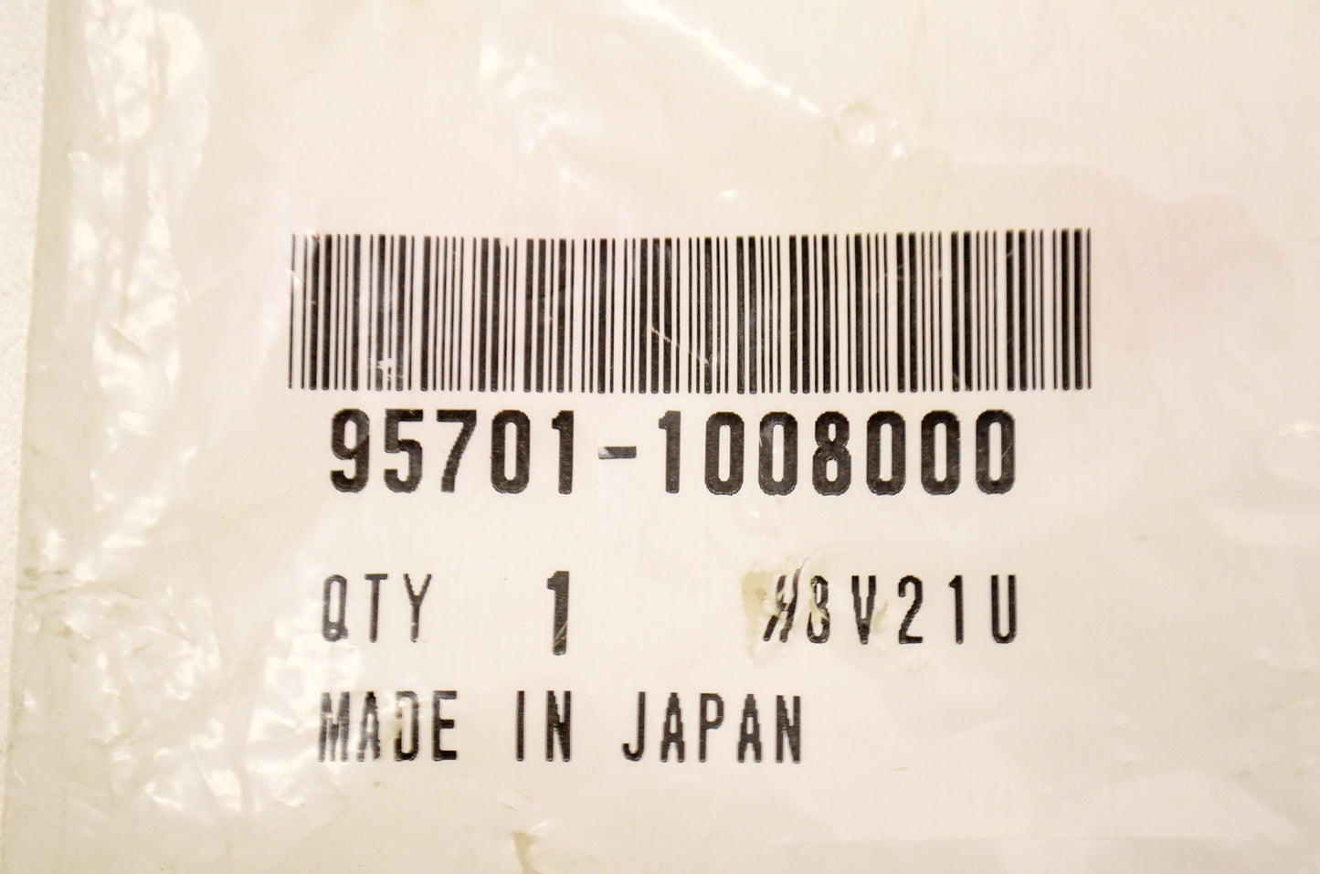 OEM Honda 95701-1008000 Flange Bolt 10X80 NOS