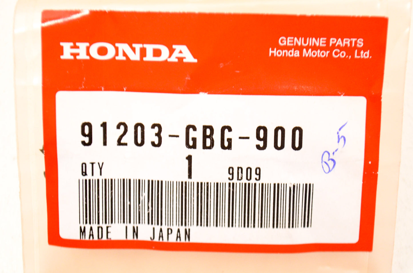 OEM Honda 91203-GBG-900 Oil Seal 17X29X5 NOS