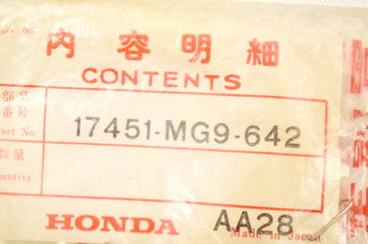 OEM Honda 17451-MG9-642 Rubber NOS
