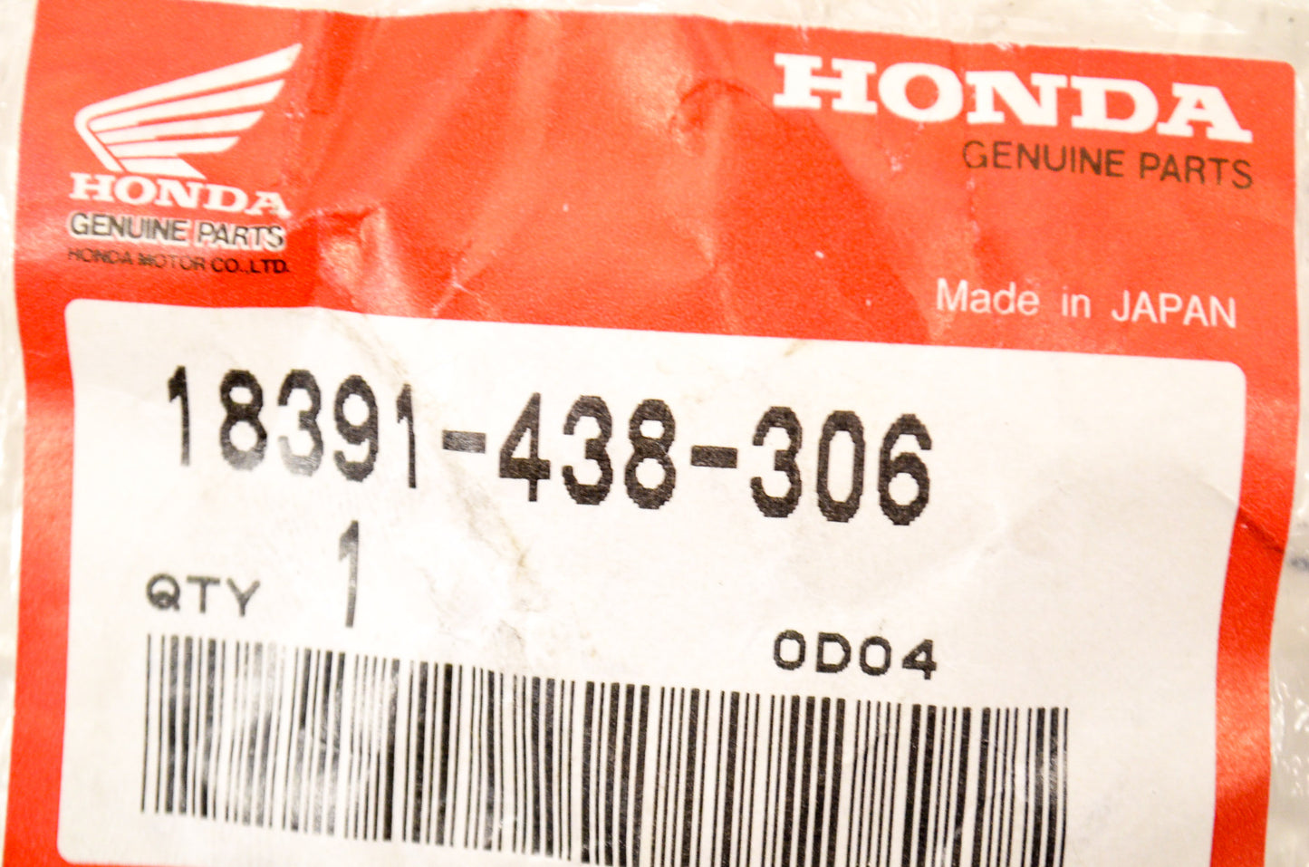 OEM Honda 18391-438-306 Muffler Gasket NOS