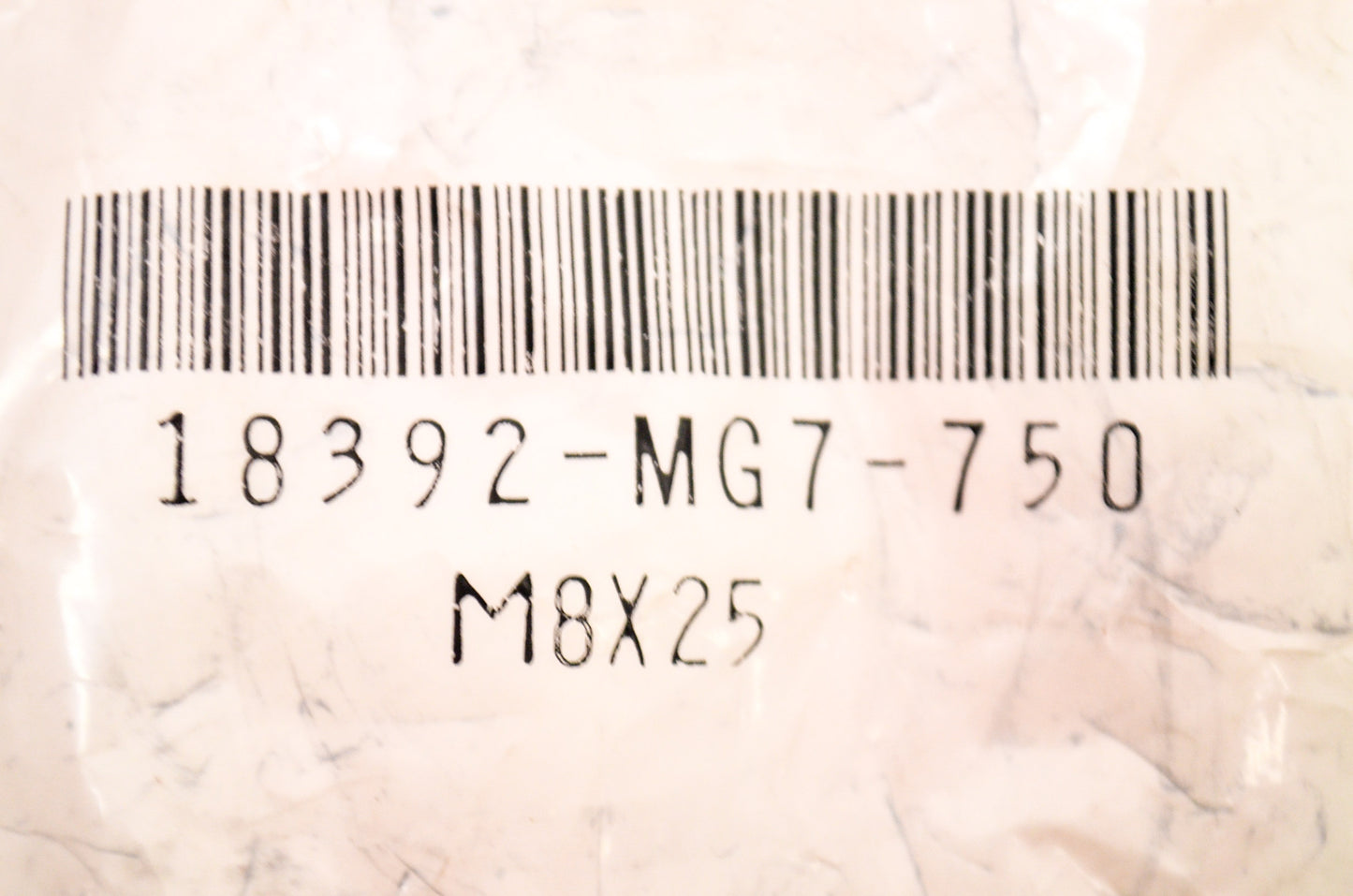 New OEM Honda 18392-MG7-750 Muffler Gasket NOS