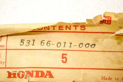 OEM Honda 53166-011-000 Handle Grip Rubber NOS