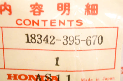 OEM Honda 18342-395-670 Muffler Gasket NOS