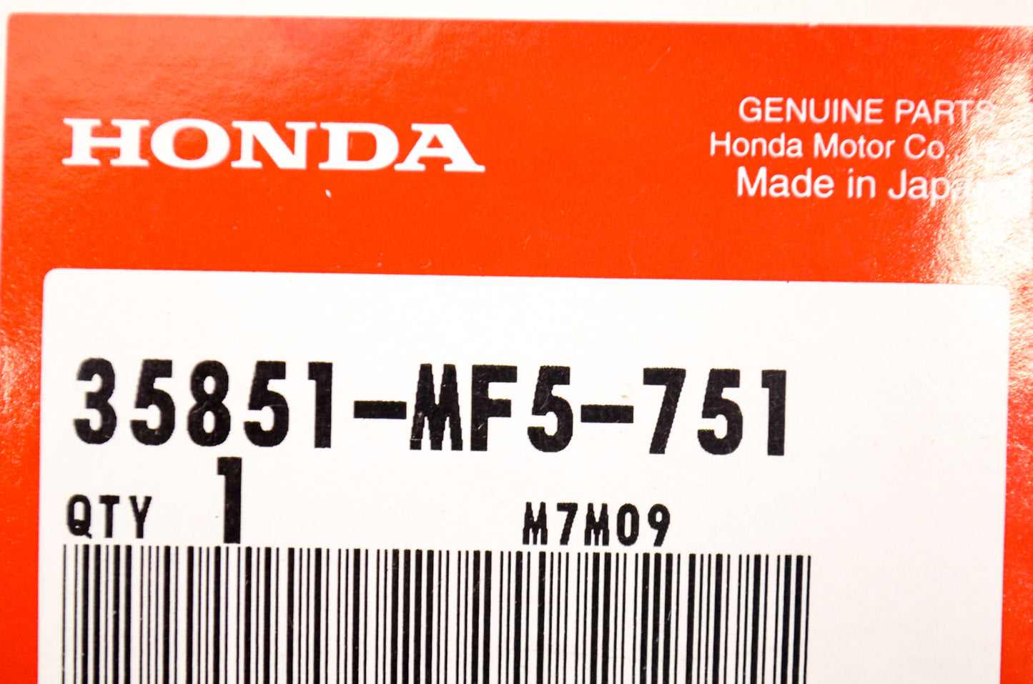 OEM Honda 35851-MF5-751 Switch NOS