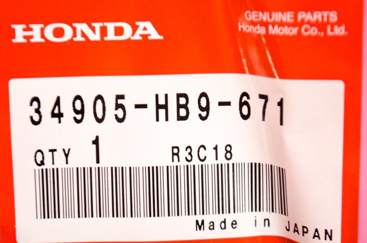 OEM Honda 34905-HB9-671 Bulb (12V 5W) NOS