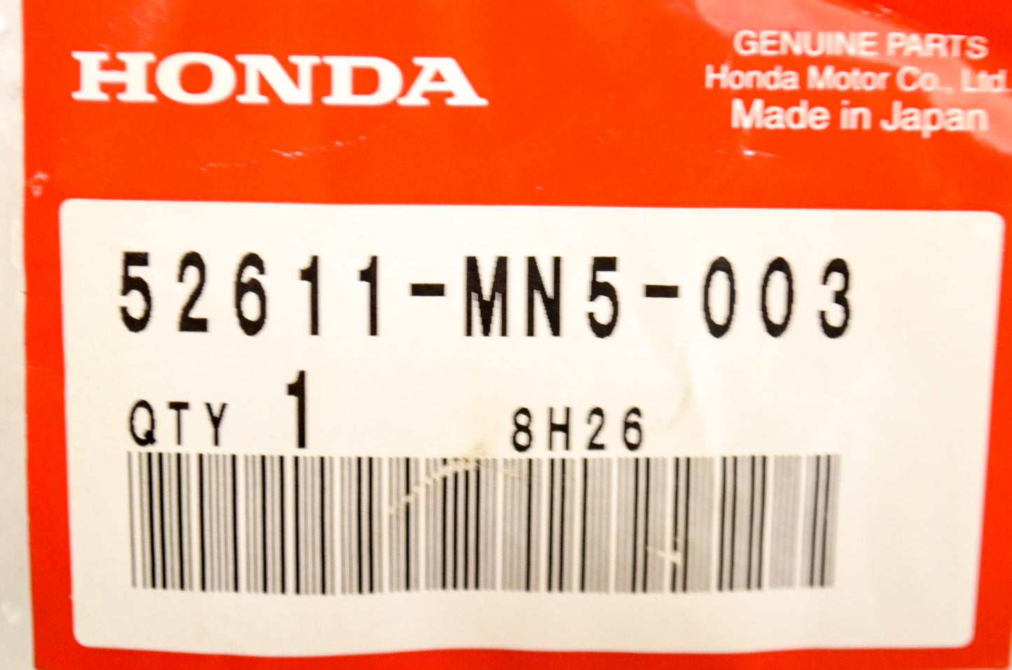 OEM Honda 52611-MN5-003 Rear Boot NOS