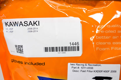 Kawasaki Pre-Oiled Air Filter KX 250F 450F NOS