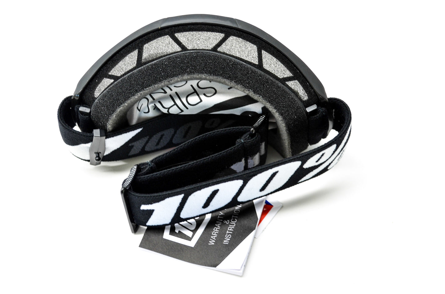New 100 Percent The Strata Jr Youth Goliath Clear Lens Goggle NOS