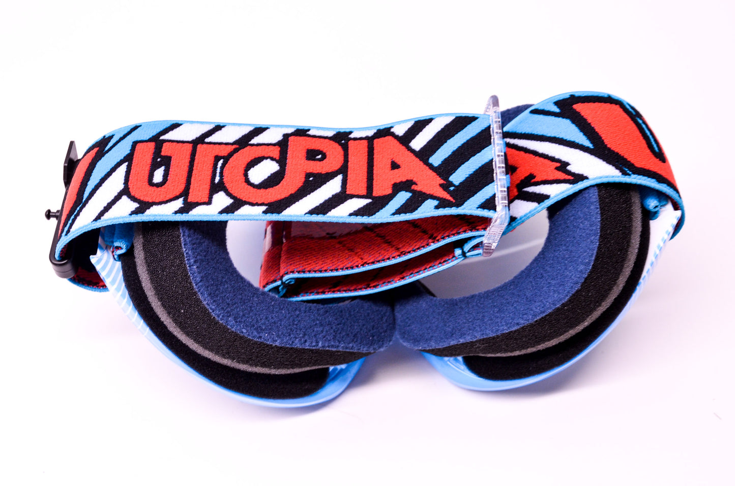 Utopia SLMP-BFS-121 Slayer Pro Blue Fade Stripe Goggle NOS