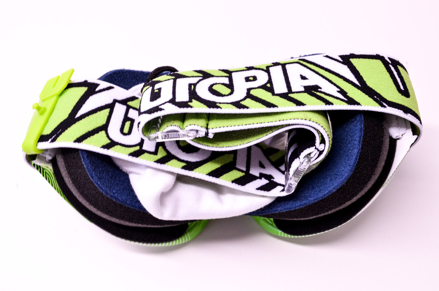 Utopia SLMP-GFS-121 Slmp-Gfs-121 Slayer Pro Green Fade Stripes Goggle NOS