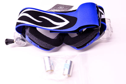 New Smith Fuel V.2 Racer Pack Series Clear Lens Blue Goggle NOS