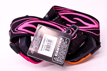 Smith 2601-0893, IX1CFP09 Intake Sweat X Moto Series Clear Lens Pink Orange Gogg
