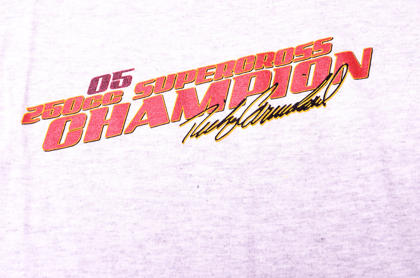 05 250CC Supercross Champion Ricky Carmichael XL T-Shirt NOS