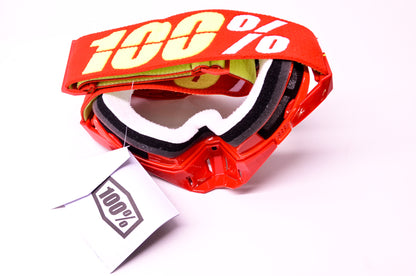 New 100 Percent The Racecraft Corvette Clear Lens Google NOS